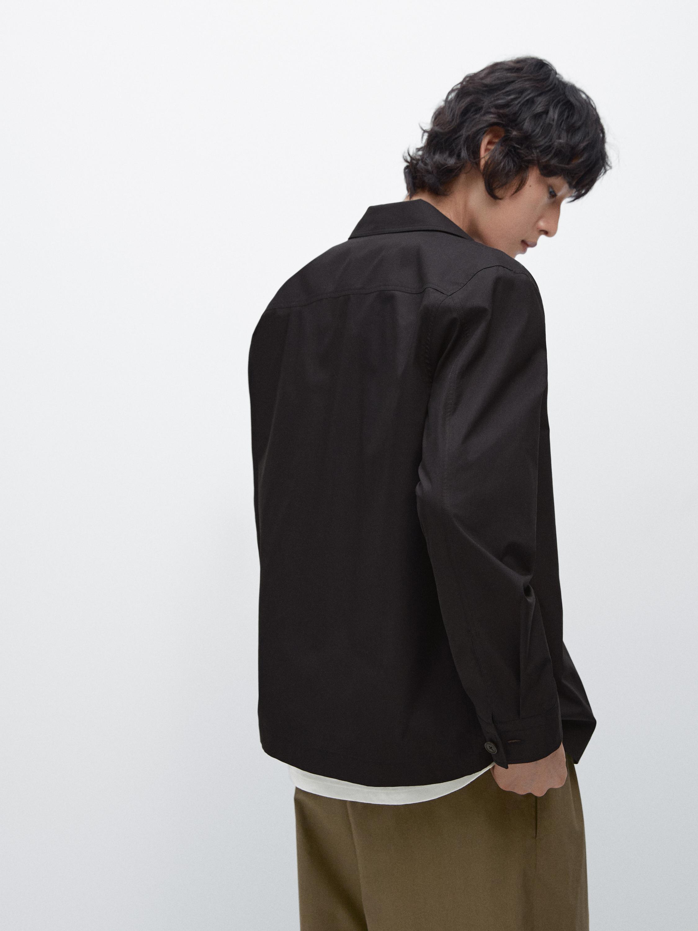 100% cotton overshirt